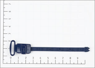 Пряжка для бейсболки пластик цв темно-синий S919 (уп 100шт) AB201 (1)