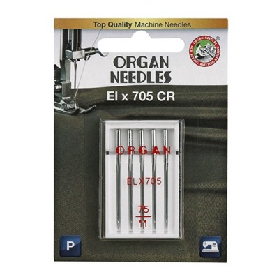 Иглы для БШМ ORGAN BL ELx705 CR №75 (уп 5шт) (0)