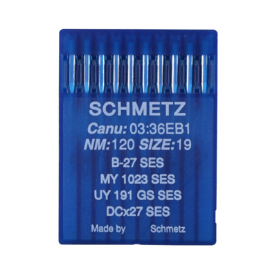 Иглы Schmetz DCx27 SES №120/19 (уп.10шт)0