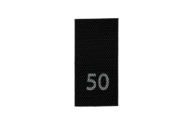 р050пч 50 - размерник - черный (уп.200 шт) купить по цене 120 руб - в интернет-магазине Веллтекс | Орел
