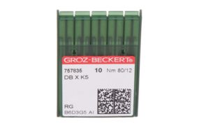 иглы groz-beckert dbxk5 №80 (уп.10шт.) купить по цене 153 руб - в интернет-магазине Веллтекс | Орел
