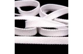 шнур для одежды плоский 15мм, 100хб, белый/101 (катушка 50м) bombacio купить по 13.5 - в интернет - магазине Веллтекс | Орел
.